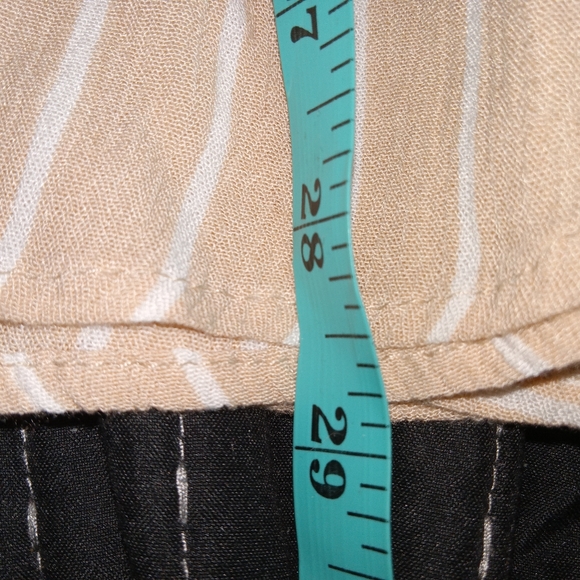 Nwt Ocean Drive Crinkled High Waisted Wide Leg Pants M/L - Picture 5 of 7